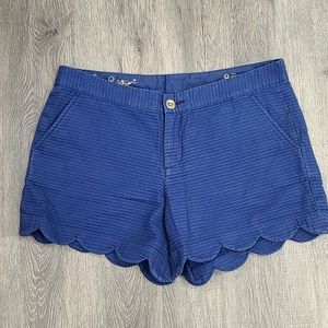 BLUE Lilly Pulitzer "The Buttercup Short" SZ 8
